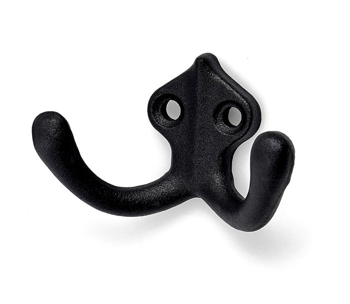 Dubbelkrok Alu Svart 2-pack Habo